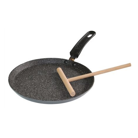 Stoneline | 9195 | Pan | Crepe | Diameter 24 cm | Suitable for induction hob | Fixed handle | Anthracite